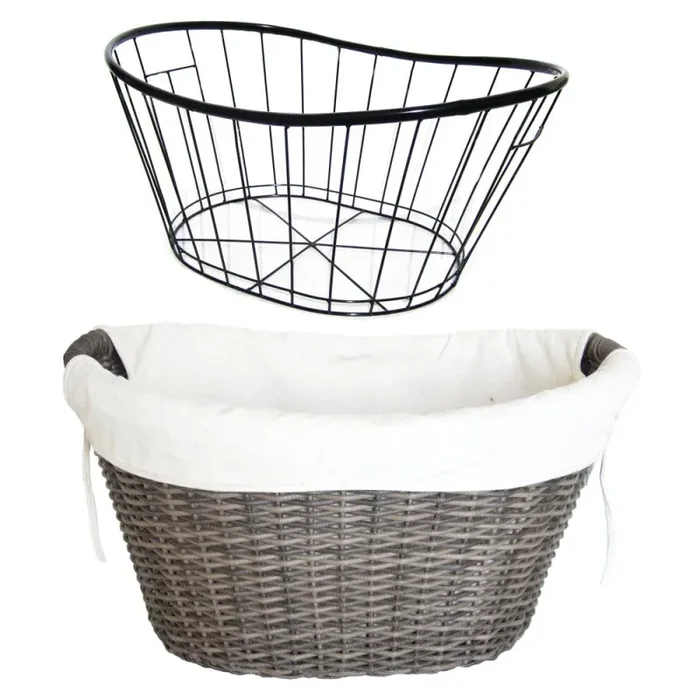 HABAU 2679 – Cesto di Legna da ardere (polietilene, con Struttura in grey - immagine 2