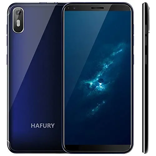 Hafury A7(2019) Android 9.0 Smartphone da 5.5” Display (18:9), Triplo Blu