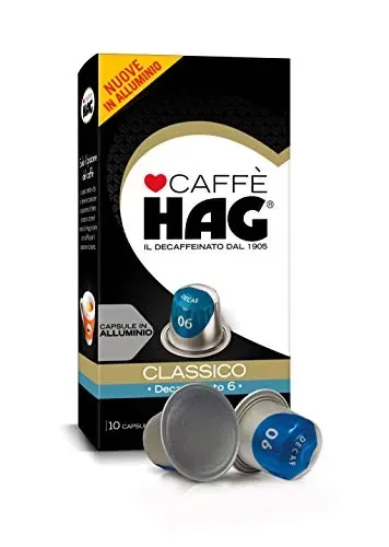 Hag – Capsule Caffè Decaffeinato Espresso Classico – Compatibili con…