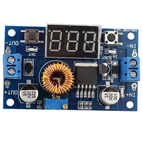 HALJIA Modulo convertitore DC-DC step-down regolabile, 5A, 75 , XL4015 4.0…