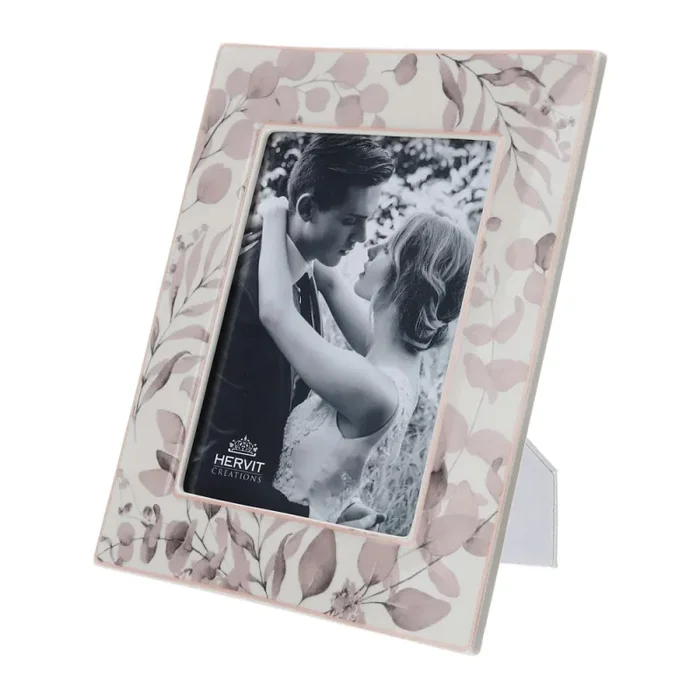 Hervit Cornice Botanic in Porcellana 22×27 cm Rosa