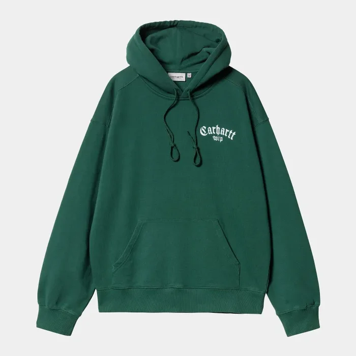 Hooded Onyx Script Sweat – Carhartt WIP Fornitura