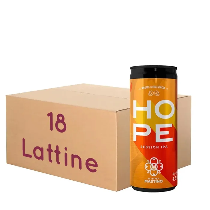 Hope Mastino – Session IPA – LATT. 33 Cl KIT 18 Fornitura