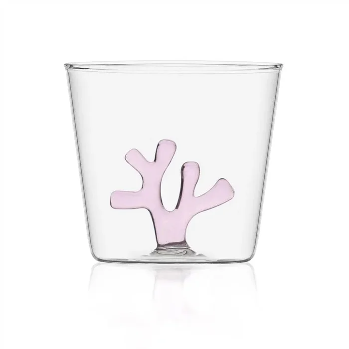 Ichendorf Milano Tumbler Corallo Rosa Coral Reef in Vetro Sconti