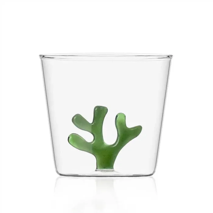 Ichendorf Milano Tumbler Corallo Verde Coral Reef in Vetro