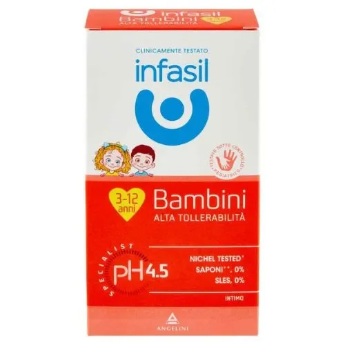 Infasil Intimo Bambini 3-12 Anni 200 ml – Detergente Delicato ad Alta Tollerabilità per Igiene Intima Quotidiana