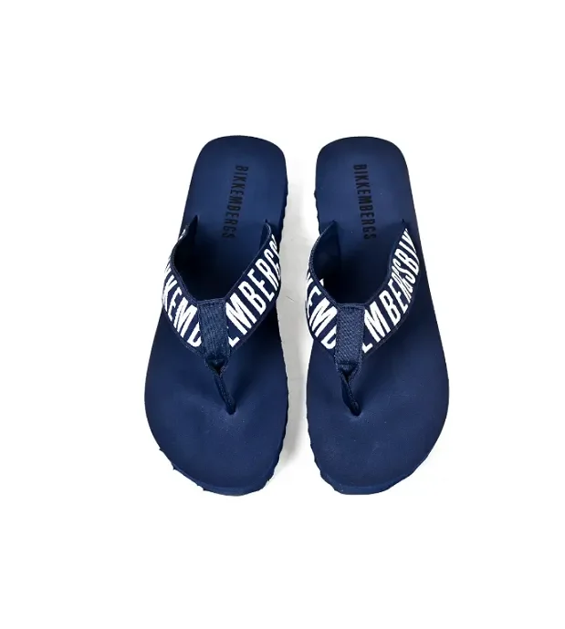 Infradito uomo Bikkembergs art B4BKM0100 FLORYAN NAVY colore blu misura a scelta