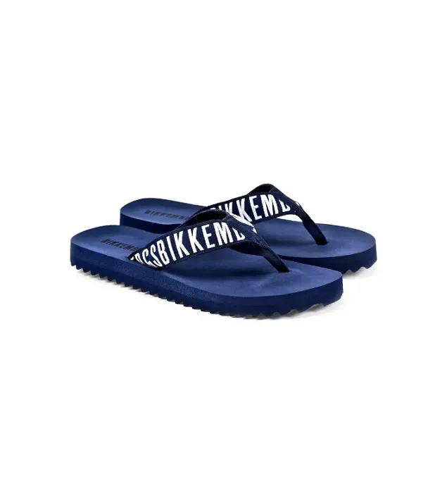 Infradito uomo Bikkembergs art B4BKM0100 FLORYAN NAVY colore blu misura a scelta - immagine 2