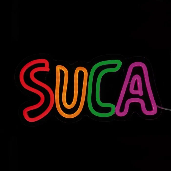 Insegna luminosa neon LED – Suca