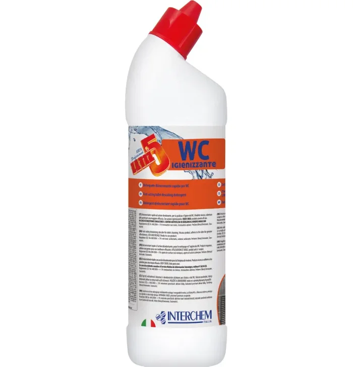 Interchem Italia Uni5 Detergente Disincrostante Wc 750 Ml
