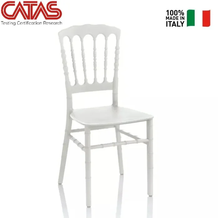 INTERNATIONAL TRADING Sedia Divina Napoleon Bianca Certificata CATAS