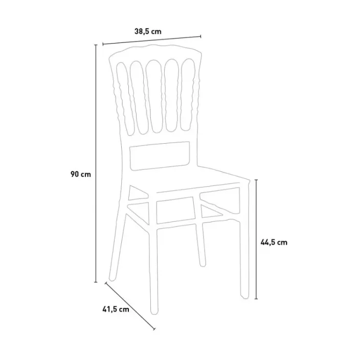 INTERNATIONAL TRADING Sedia Divina Napoleon Bianca Certificata CATAS - immagine 3