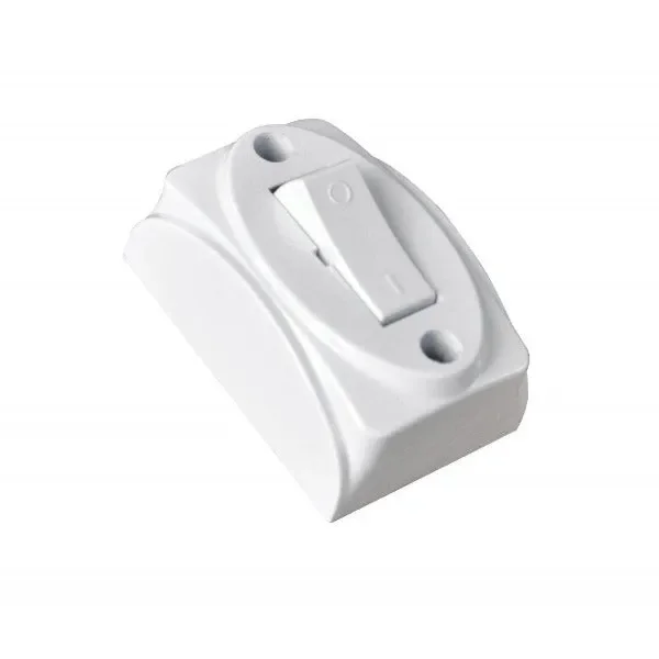 Interruttore di Corrente 2A 250V da muro bianco SALVA SPAZIO IUPS-PCP-SWIT Saldi