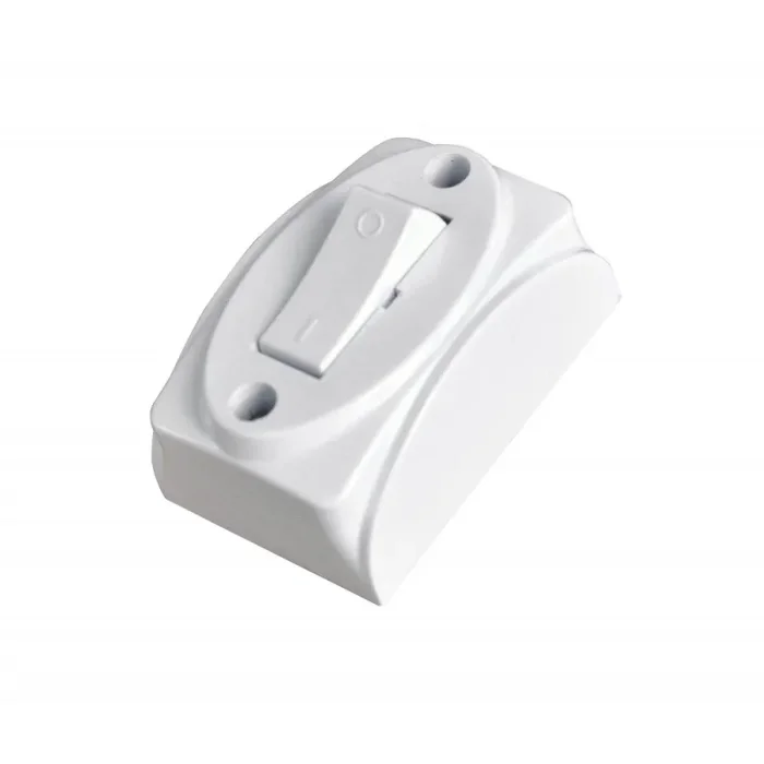 Interruttore di Corrente 2A 250V da muro bianco SALVA SPAZIO IUPS-PCP-SWIT Saldi - immagine 2