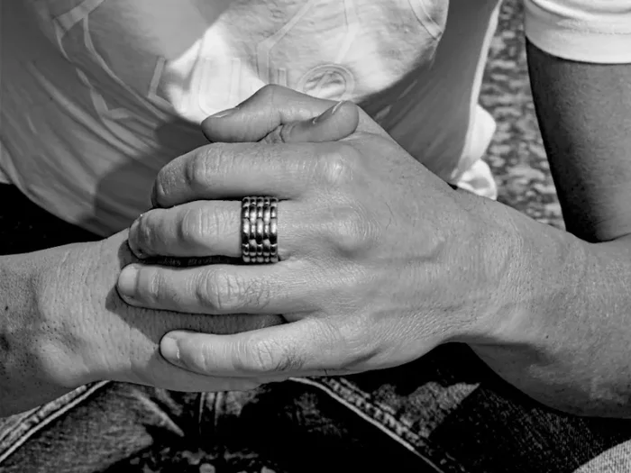 Intrecci – anello in acciaio inox stampa diretta 3D