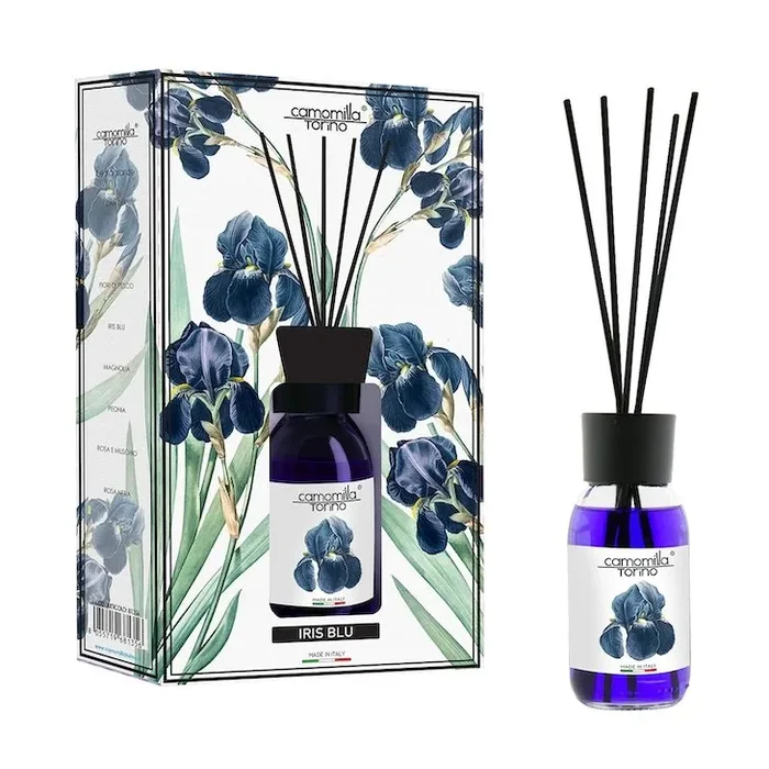 Iris Blu-Diffusore a Bastoncini “Floreale”