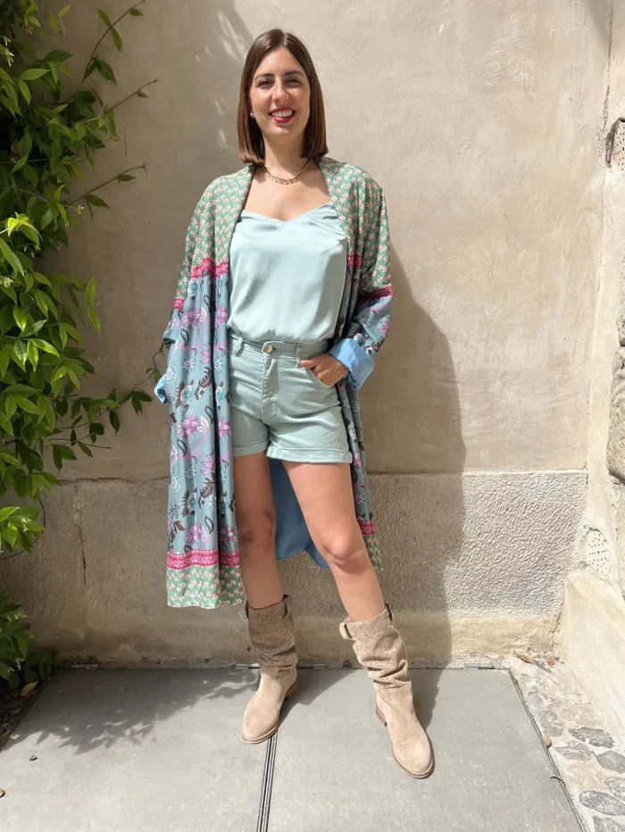 KIMONO LUNGO APERTO Fornitura - immagine 2