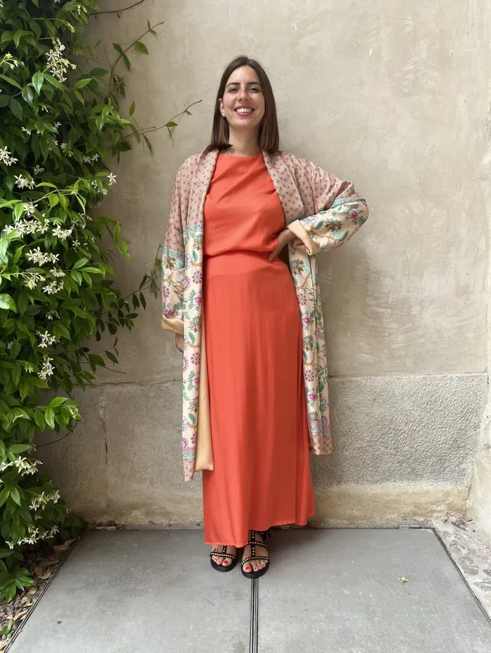 KIMONO LUNGO APERTO Fornitura - immagine 3