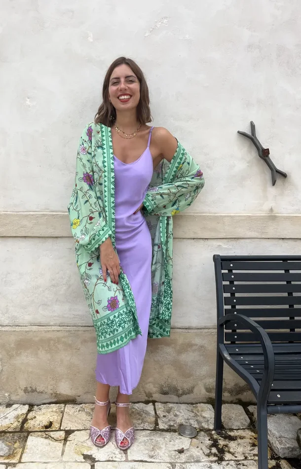 KIMONO LUNGO SFODERATO