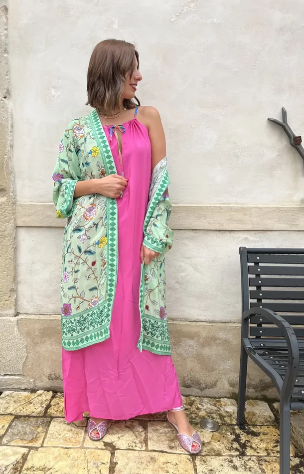 KIMONO LUNGO SFODERATO - immagine 2