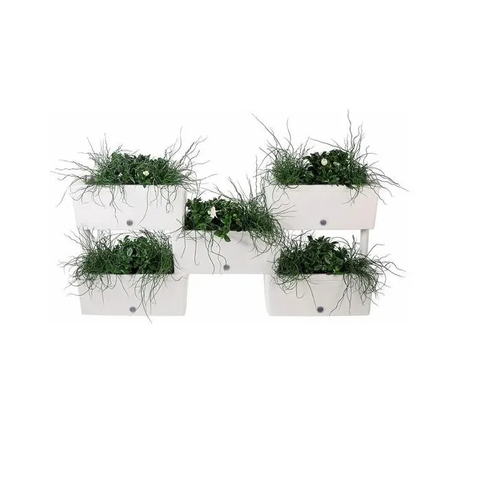 Kit 5 fioriere componibili – Brick