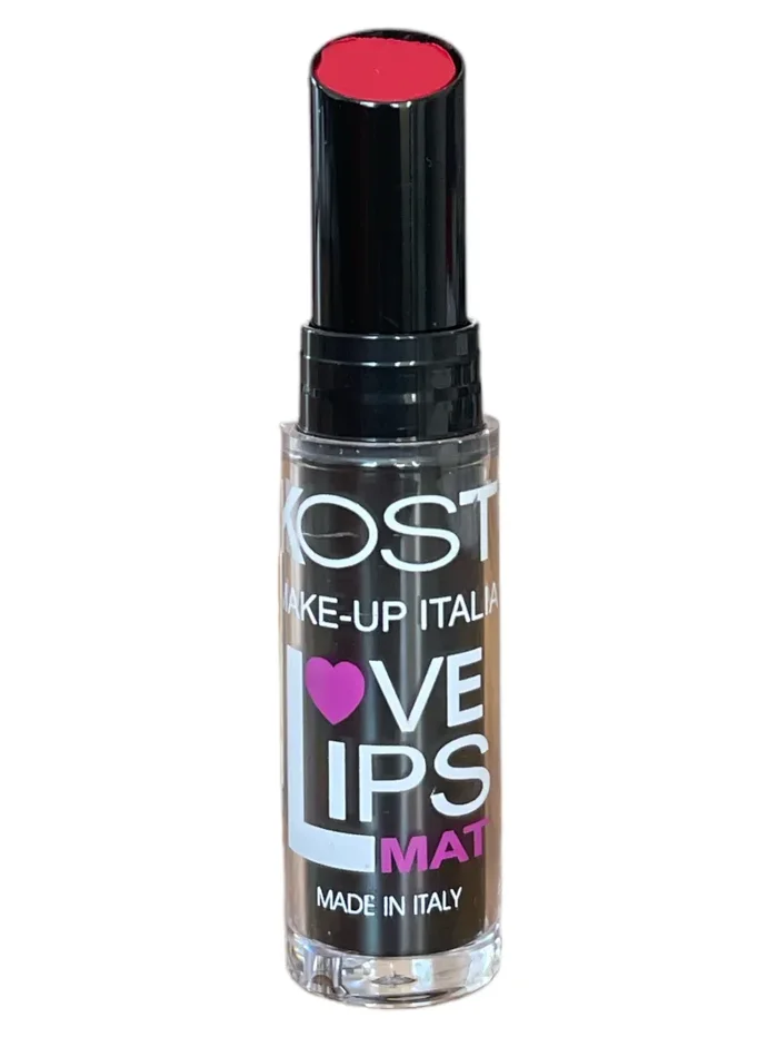 Kost Love Lips Mat – Rossetto Opaco dal Colore Intenso, Texture Morbida e Comfort Estremo