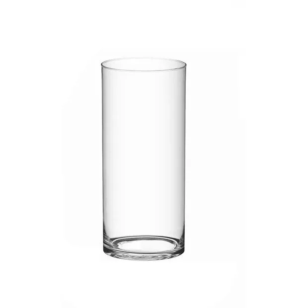L’Arcolaio Cilindro decorativo sottile – Vetro trasparente H 40 D19 cm
