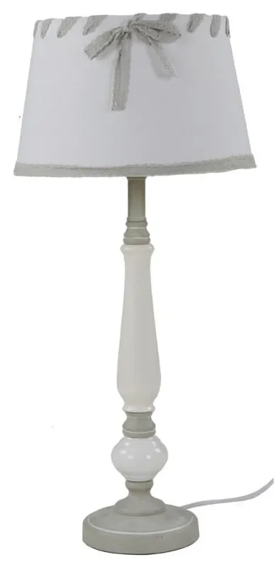 LAMPADA DA TAVOLO CAPPELLO CON PIZZO