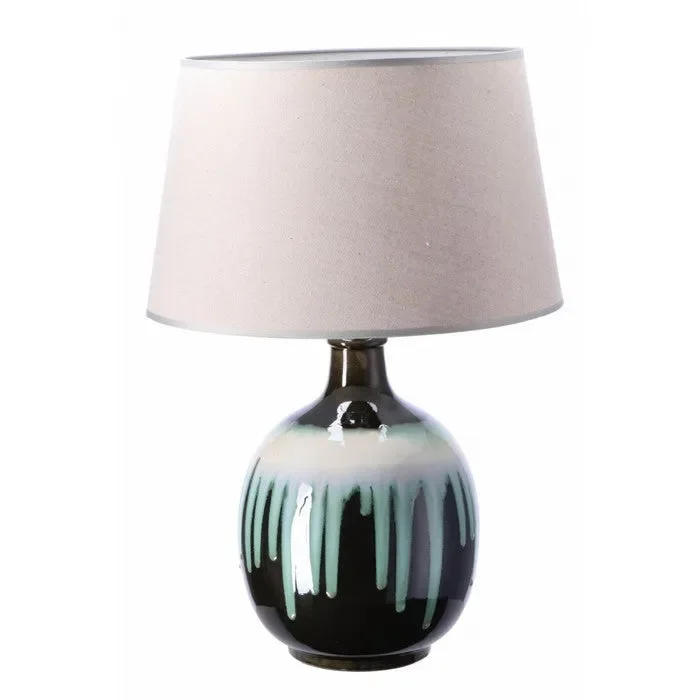 Lampada da tavolo con base in ceramica – Curly