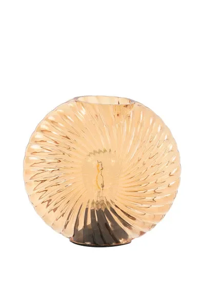 LAMPADA DA TAVOLO IN VETRO PESCA