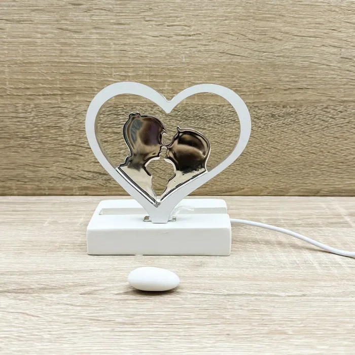 Lampada Led Coppia Innamorati Giovinarte