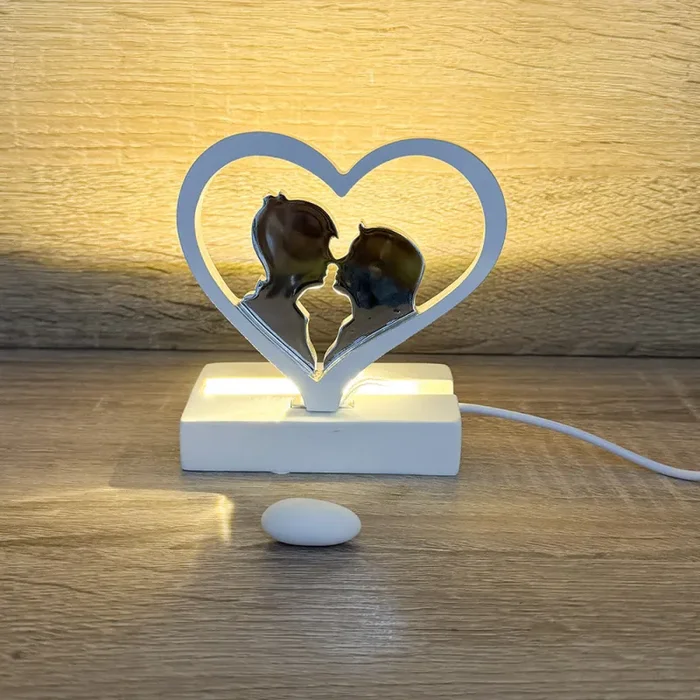 Lampada Led Coppia Innamorati Giovinarte - immagine 2