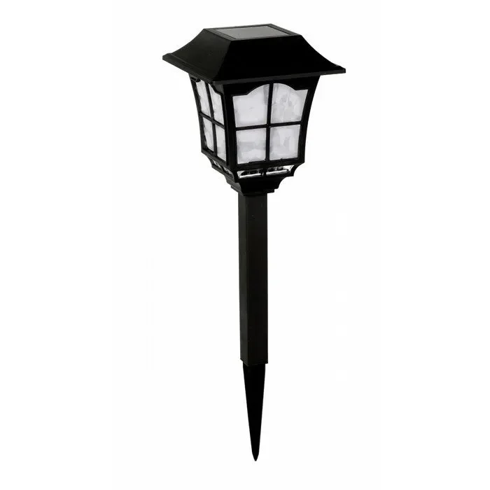 Lampada solare a led bianco caldo 37 cm