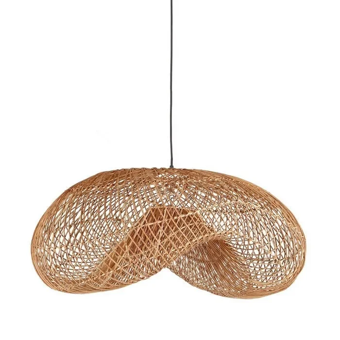 Lampadario a sospensione in rattan – Kadin