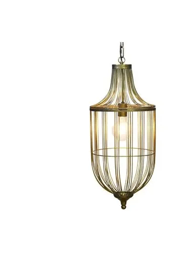 LAMPADARIO CONICO ORO