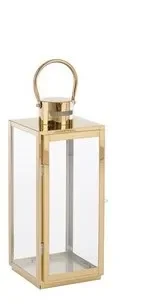 LANTERNA IN METALLO ORO CON MANICO SMALL