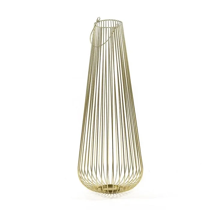 Lanterna oro in metallo Vendita calda