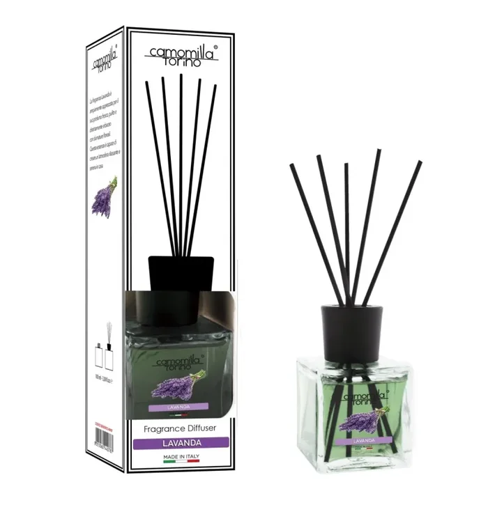 Lavanda-Diffusore a Bastoncini “Cubo”