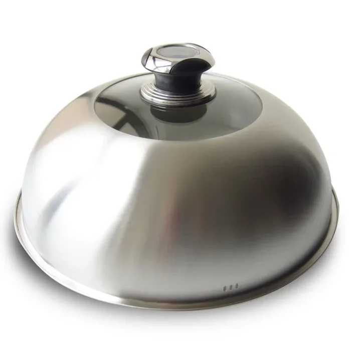 Le Marquier Cloche Acciaio Inox con Termometro D 32,5 Cm