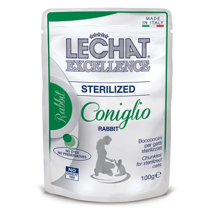 LeChat Excellence Sterilised Bocconcini con Coniglio 100g