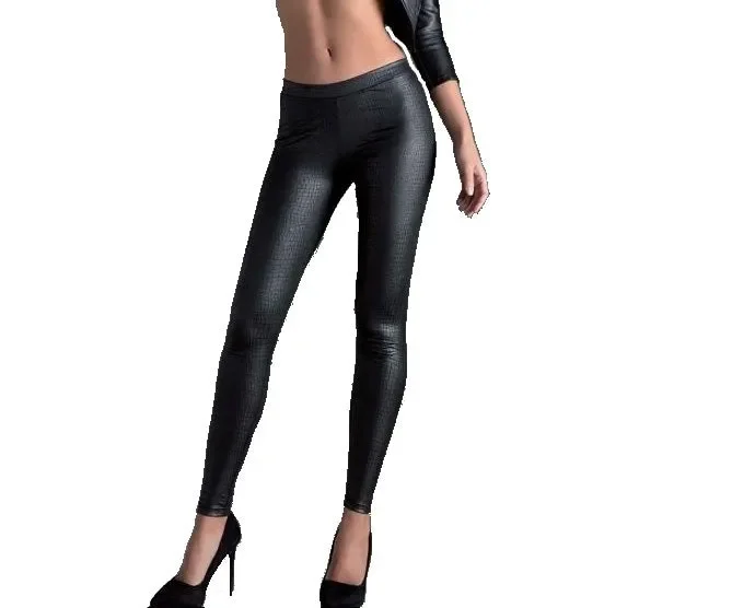 Leggings pitonato Love and Bra art 16430 colore nero misura a scelta