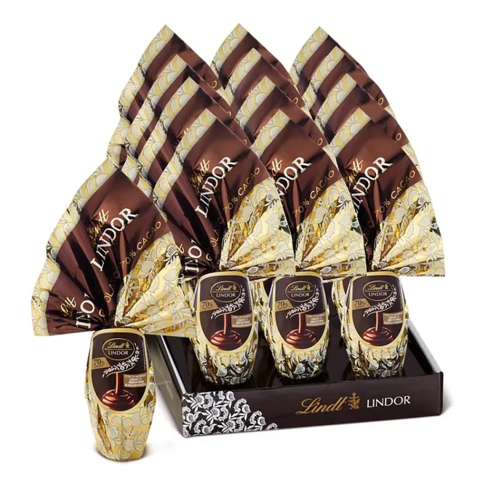 LINDT EXPO MINI UOVO LINDOR VINTAGE FONDENTE 70% CACAO Sconti