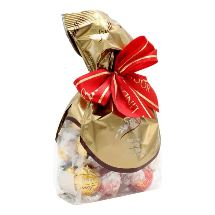 Lindt Sacchetto Lindor Assortiti 287 Gr Latte, Bianco Extra Fondente
