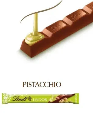 Lindt Snack Lindor Cioccolato al Pistacchio 38 Gr Conf. 24 Pz - immagine 3