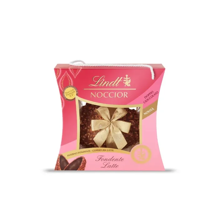 Lindt Uovo Noccior Doppio Cioccolato Fondente e Latte 510 Gr