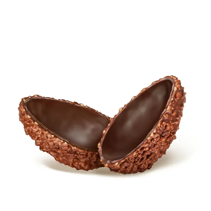 Lindt Uovo Noccior Doppio Cioccolato Fondente e Latte 510 Gr - immagine 2