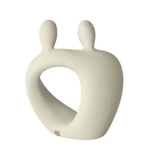 Lineasette Scultura Abbraccio in Gres H14 cm - immagine 2