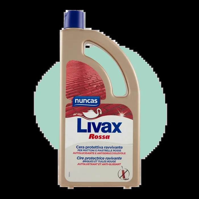 Livax Cera Rossa Pavimenti Rossi in Mattoni, Grès e Cemento – 1000ml Online ora