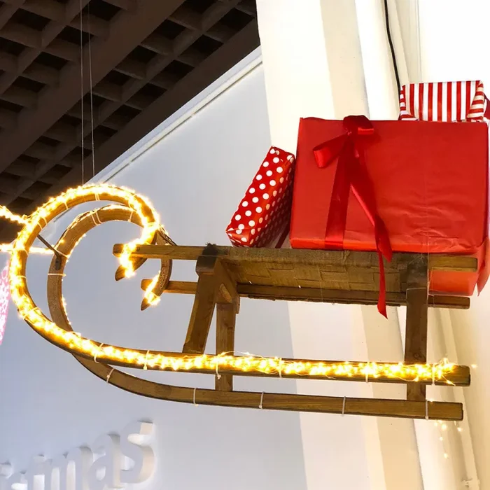 Lotti Cascata Natale 900 Micro Led 15 x 60 H 300 Cm Bianco Caldo - immagine 2