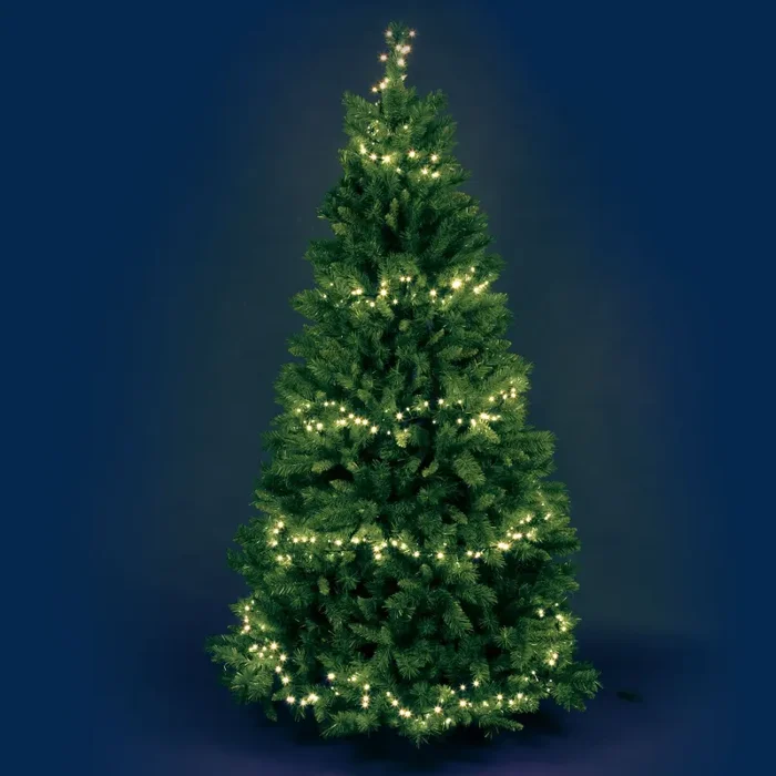 Lotti Catena Natale MiniCluster D 6 Cm 432 Led 9,1 Mt + 4 Mt Cavo Led Bianco Vendita calda online - immagine 2